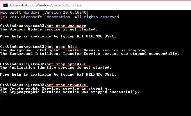 erro do Windows Defender