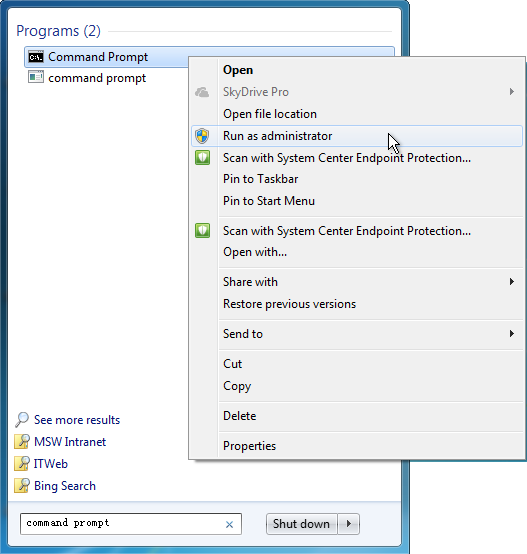 Execute o Verificador de Arquivo do Sistema