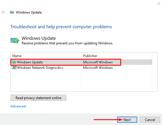 erro de atualização do Windows 10 0xc190012e