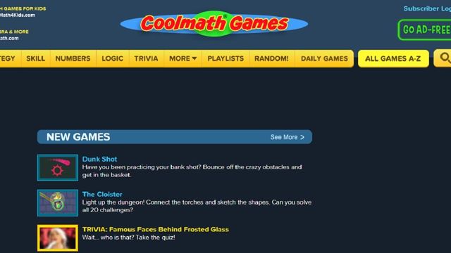 Novos jogos de habilidade - Jogue Online em Coolmath Games