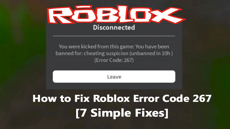 código de erro 267 Roblox