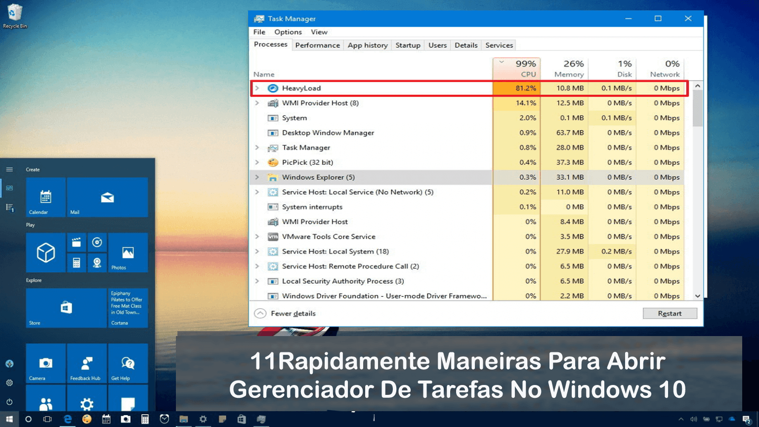 11 Rapidamente Maneiras Para Abrir Gerenciador De Tarefas No Windows 10