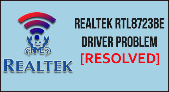Problema do driver Realtek RTL8723BE