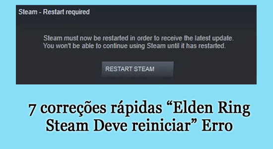 Elden Ring Steam deve reiniciar