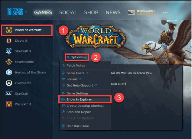 Erro de Lua World of Warcraft
